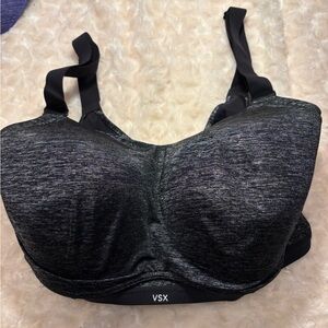 Victoria's Secret Black Heather Sports Bra